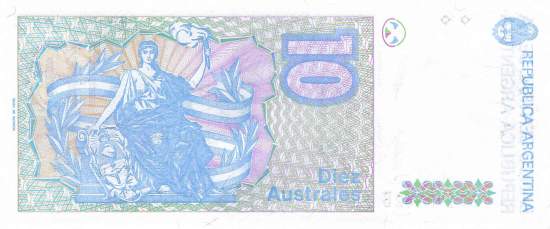 Argentinien p325b B 10Australes 1985